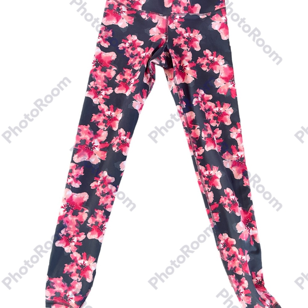 old navy active go dry fitted leggings floral print